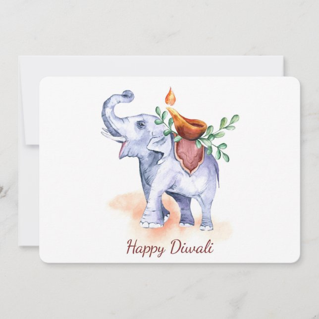 Bonne carte de vacances Diwali (Devant)