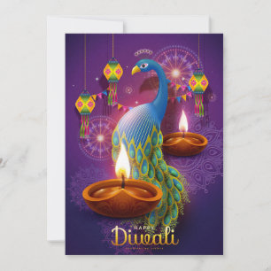 Bonne carte de vacances Diwali