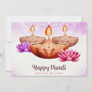 Bonne carte de vacances Diwali