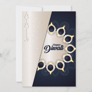 Bonne carte de vacances Diwali