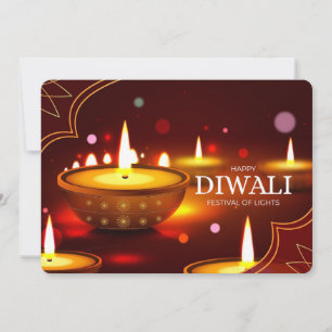 Bonne carte de vacances Diwali