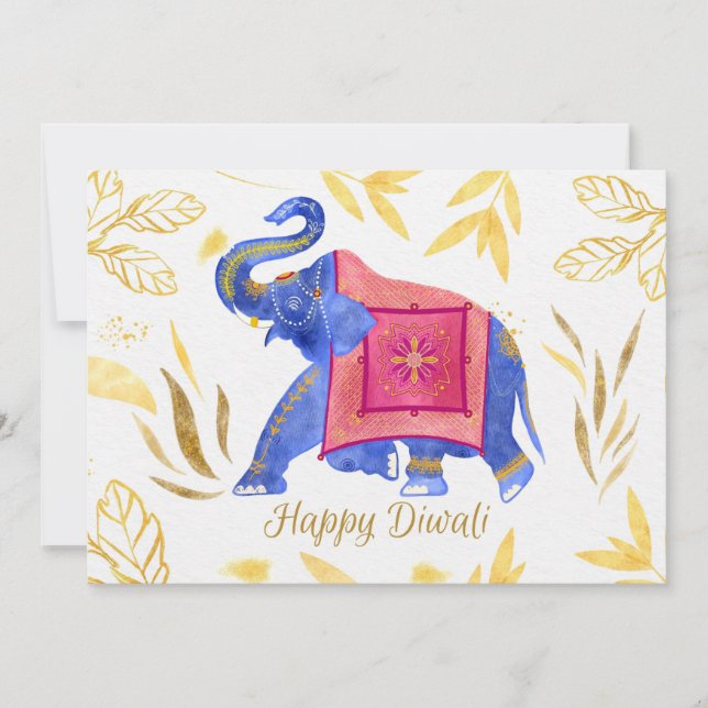 Bonne carte de vacances Diwali (Devant)