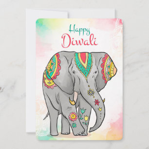 Bonne carte de vacances Diwali