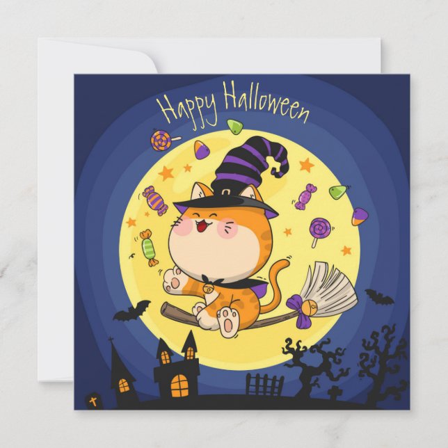 Bonne carte de vacances Halloween (Devant)