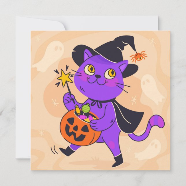 Bonne carte de vacances Halloween (Devant)