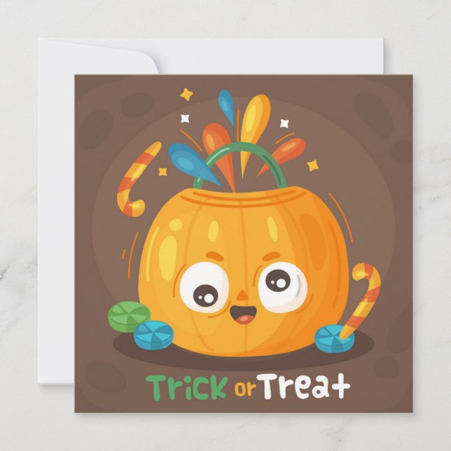 Bonne carte de vacances Halloween (Devant)