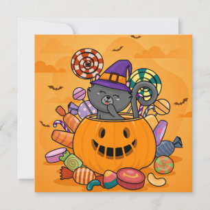 Bonne carte de vacances Halloween