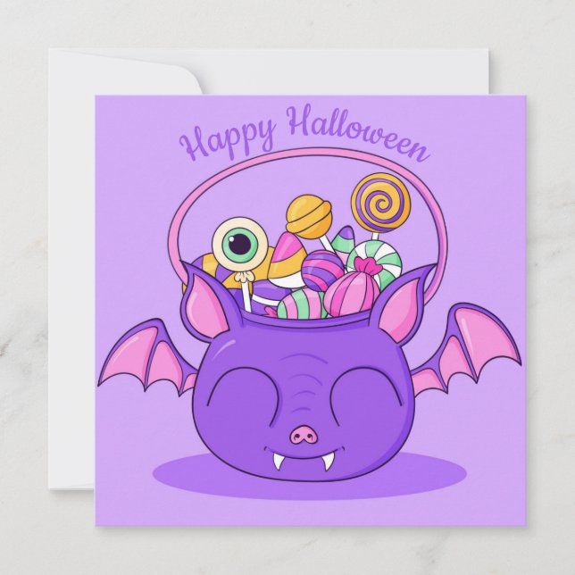 Bonne carte de vacances Halloween (Devant)