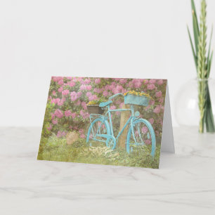 Bonne carte de vélo Anniversaire