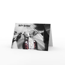 Bonne carte de vélo d'anniversaire