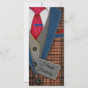 Bonne carte de visite Anniversaire Retro