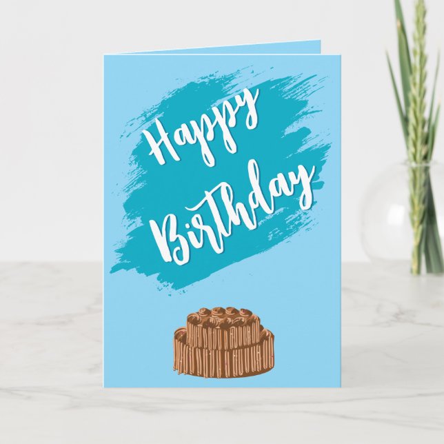 Bonne carte de voeux d'anniversaire (Devant)