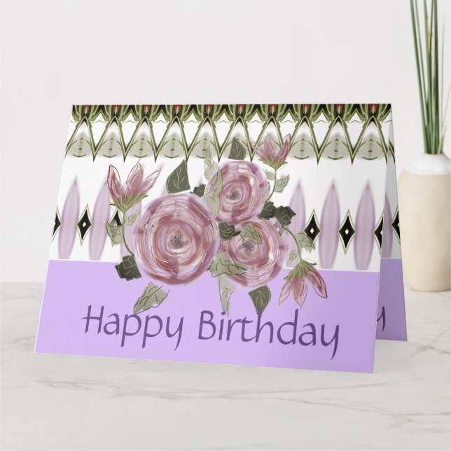 Bonne carte de voeux d'anniversaire (Devant)