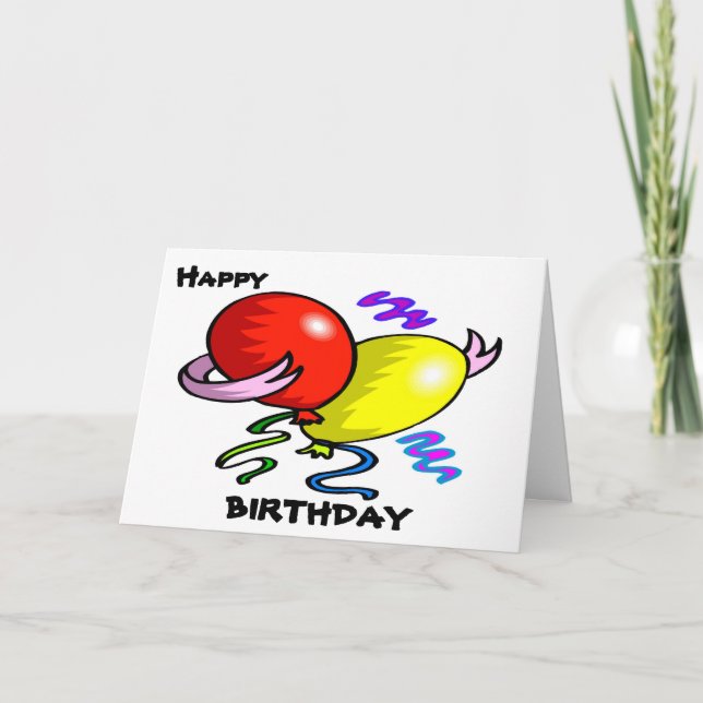 Bonne carte de voeux d'anniversaire (Devant)