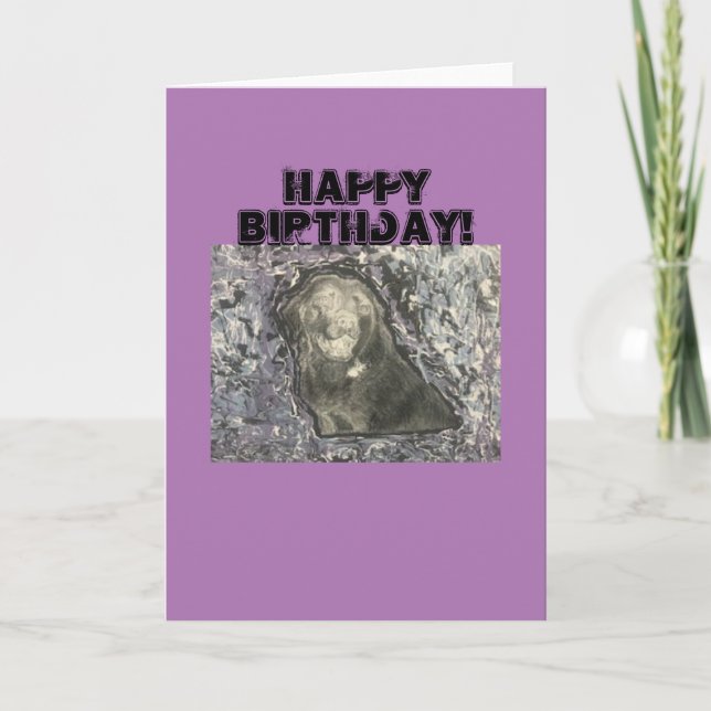 Bonne carte de voeux d'anniversaire (Devant)