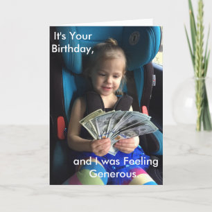 Bonne carte de voeux d'anniversaire, humoristique