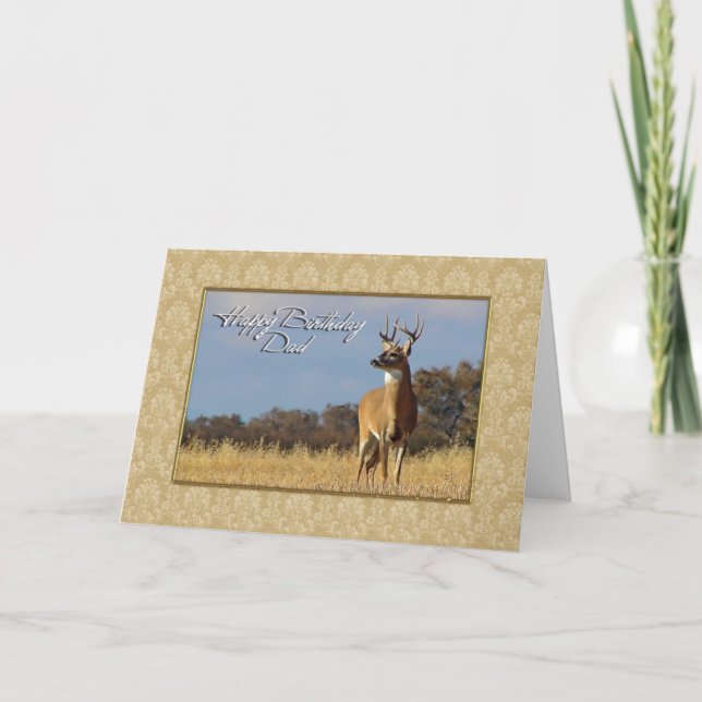 Bonne carte de voeux d'anniversaire papa (Devant)