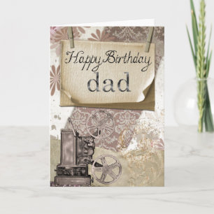 Bonne carte de voeux d'anniversaire papa