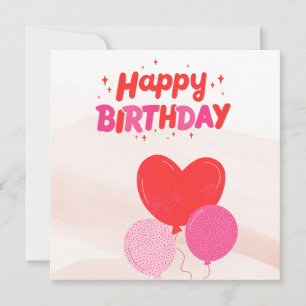 Bonne carte de voeux d'anniversaire pliée