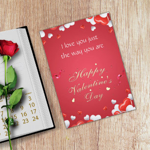 Bonne carte de voeux de Saint-Valentin