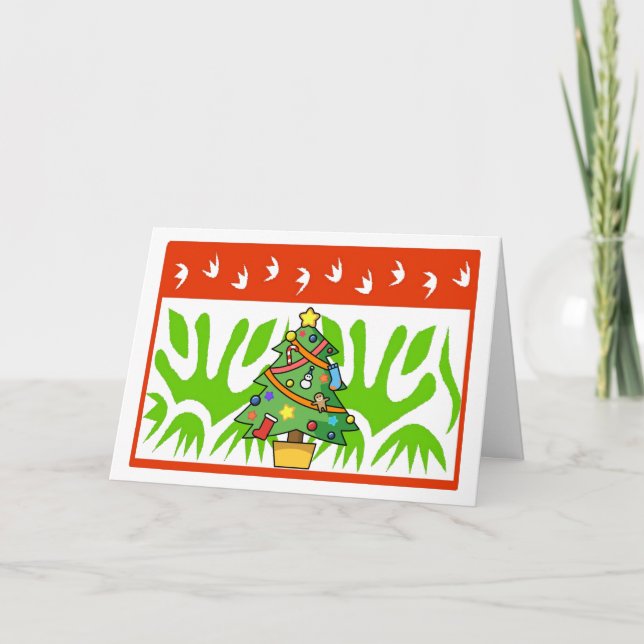 Bonne carte de voeux de vacances (Devant)