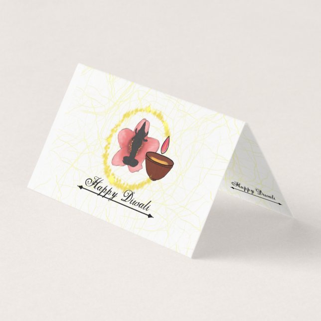 Bonne carte de voeux Diwali (Front)