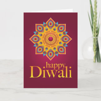 Bonne carte de voeux Diwali