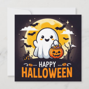 Bonne Carte de voeux Halloween