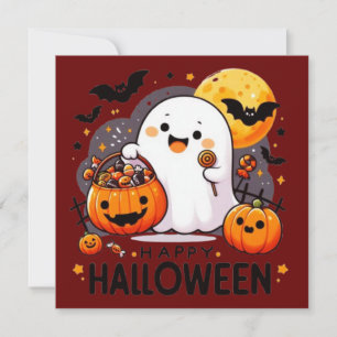 Bonne Carte de voeux Halloween