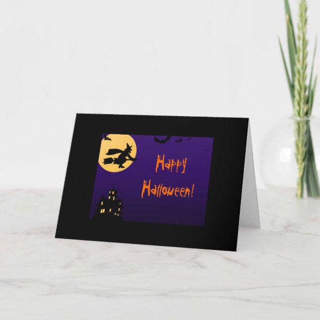 Bonne carte de voeux Halloween (Devant)