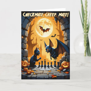 Bonne carte de voeux Halloween