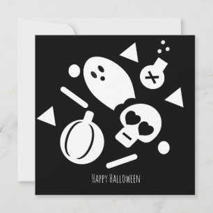 Bonne carte de voeux Halloween ÉFFRAYANTS