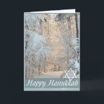 Bonne carte de voeux Hanoukka Winter Road<br><div class="desc">cette carte est vide à l'intérieur... marlodeedesigns.com :: Tous droits réservés. Toutes les licences nécessaires ont été achetées et sont versées au dossier. Certains graphiques sont de MarloDee Designs (sauf indication contraire dans les annonces). Les images sur ce site ne sont PAS du domaine public. Vous ne pouvez pas copier,...</div>