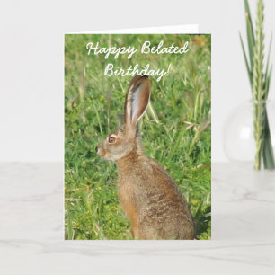 Bonne carte de voeux Jack Rabbit Anniversaire Bela