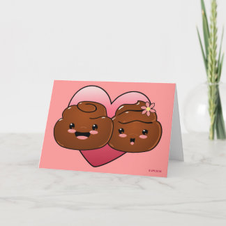 Bonne carte de voeux Poo Valentines