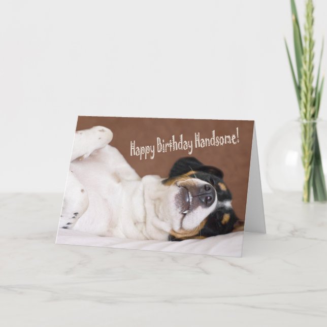 Bonne carte de voeux pour anniversaire (Devant)