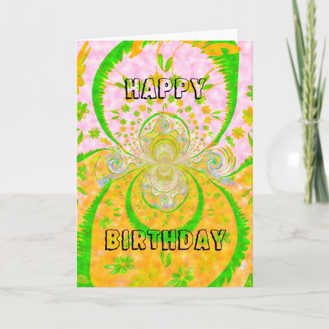 Bonne carte de voeux pour bébé d'anniversaire (Devant)