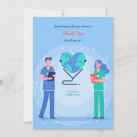 Bonne carte de voeux pour la journée des infirmièr