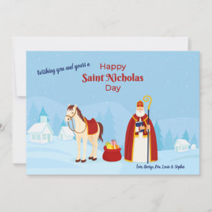 Bonne carte de voeux pour la Saint-Nicolas