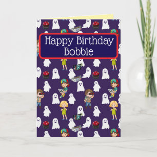 Bonne carte de voeux pour l'anniversaire Ghost Wra