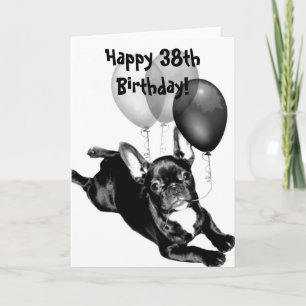 Bonne carte de voeux pour le 38e anniversaire de F