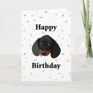 Bonne carte de voeux pour le chien d'anniversaire 
