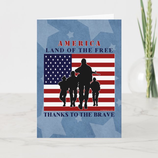 Bonne carte de voeux pour le Jour de l'Indépendanc (Devant)