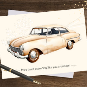 Bonne carte de voiture Fête des pères