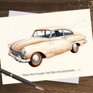 Bonne carte de voiture Fête des pères