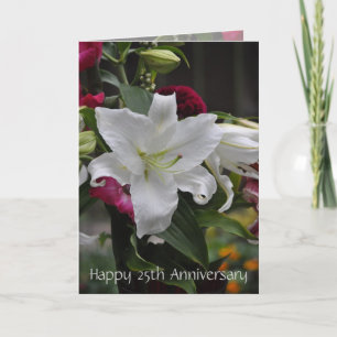 Bonne carte du 25e anniversaire par Janz