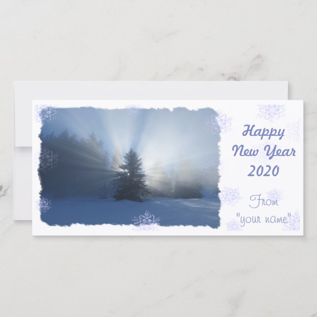 Bonne carte du Nouvel An (Devant)