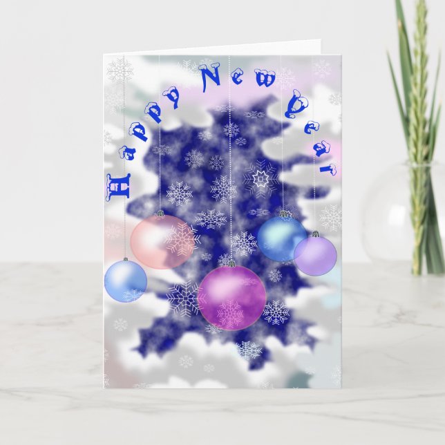 Bonne Carte du Nouvel An Pour Vous (Devant)