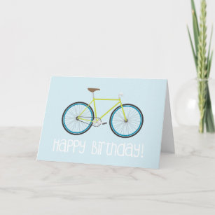 Cartes Velo D Anniversaire Zazzle Fr