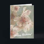 Bonne carte florale sereine pour anniversaire<br><div class="desc">Magnifique Carte d'anniversaire - dites-le avec des fleurs sereines</div>
